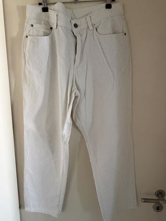 Zara Cordhose weiss, ca. M