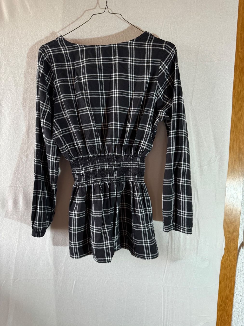 Zebra Camicette: Karierte Bluse mit Schnürung Gr. S – Usato da Grosswangen venduto da SALE_SALE_SALE 7