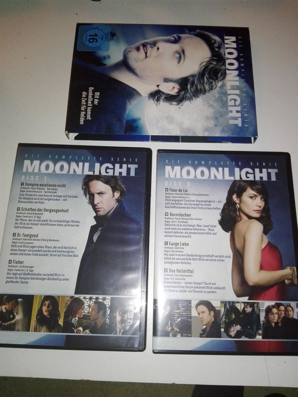 Tutti i DVDs: Moonlight   (Die komplette Serie) – Usato da St.Gallen venduto da elk2023 1
