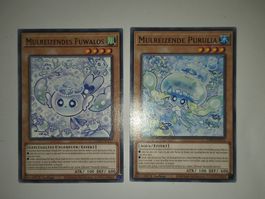 Yu-Gi-Oh Karten Mulreizendes Fuwalo Purulia guter Zustand