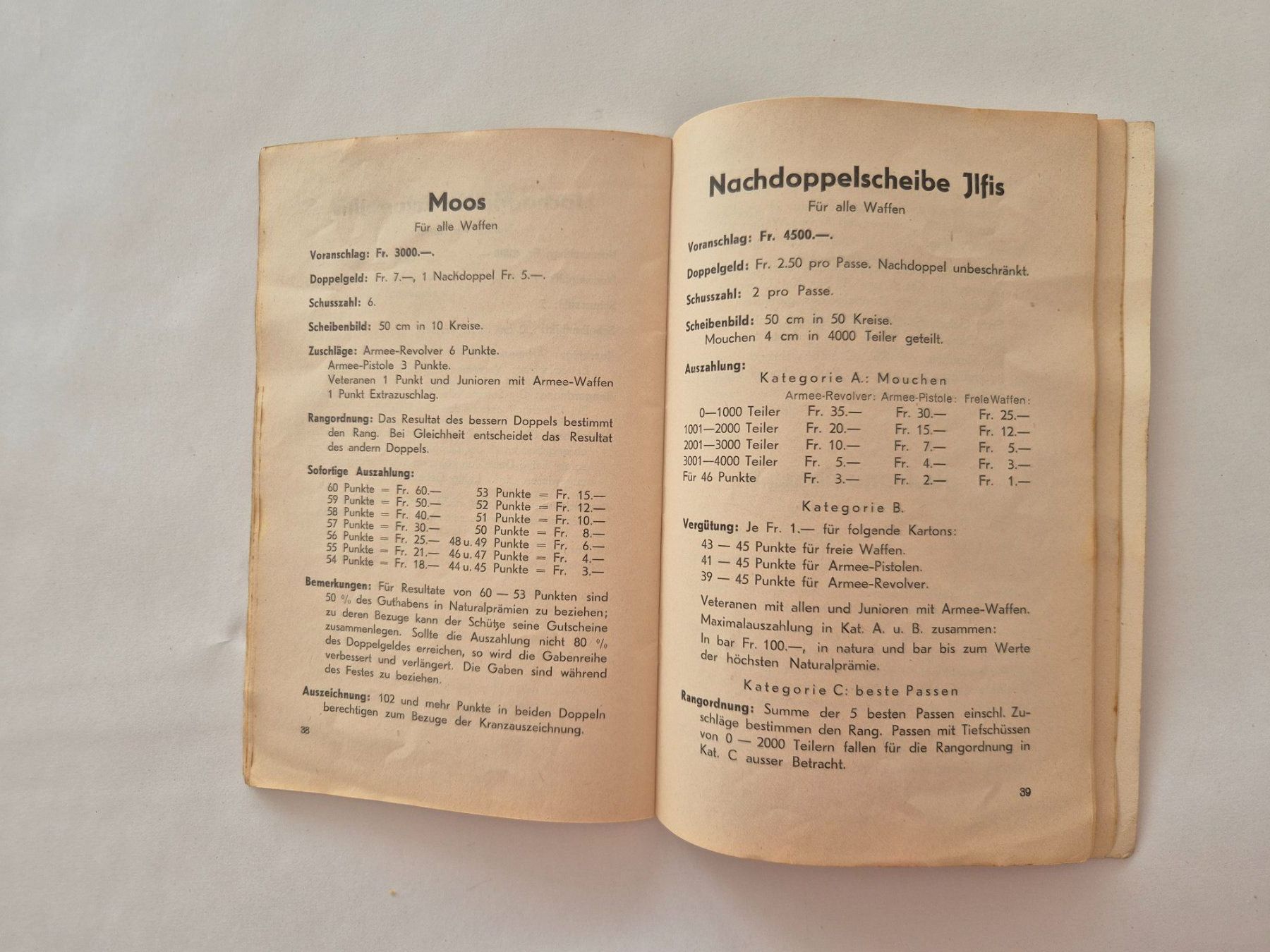 Libri: Berner Kantonal-Schützenfest Langnau 1937 Programm – Usato da Langendorf venduto da zvonu161 5
