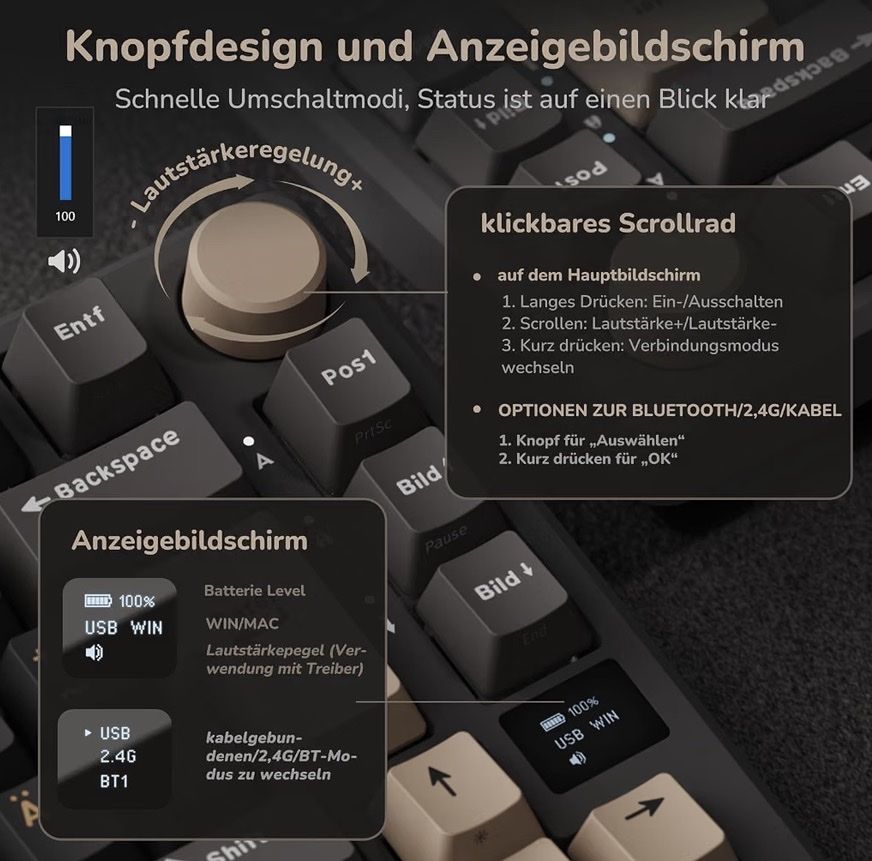 Tastaturen: RK Royal Kludge M75 – Gebraucht aus Elgg von mpr_gb6d 3