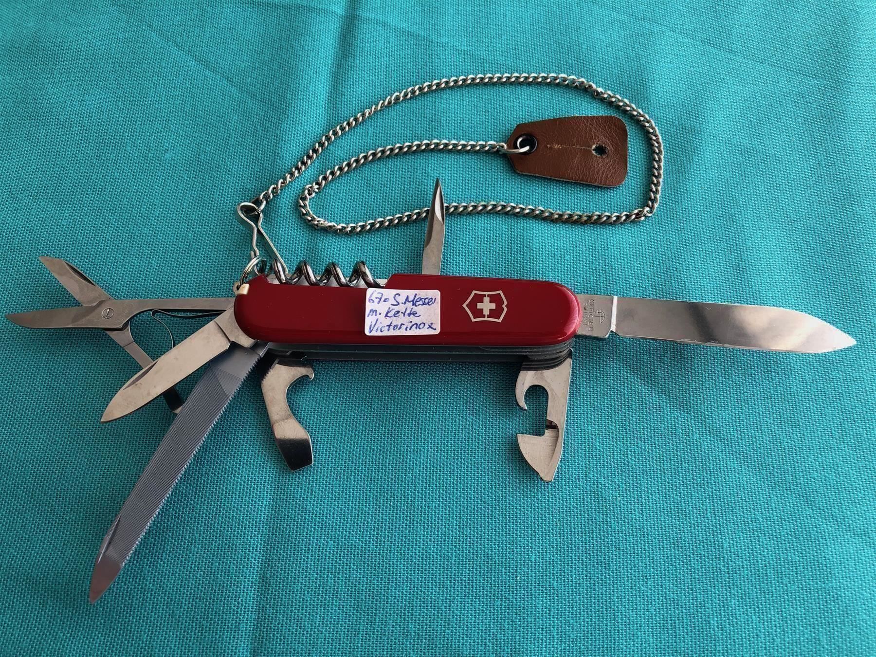 Coltelli tascabile: Schweizer Armee Messer Victorinox, Kette – Usato da Steinhausen venduto da Super05 6