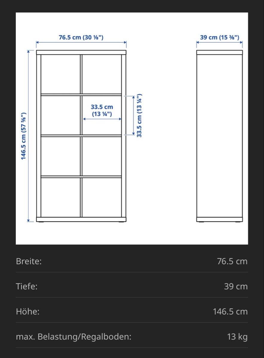 Ikea Regale: Ikea Kallax Sideboard – Gebraucht aus Wangen b. Olten von Caro-Mano 2