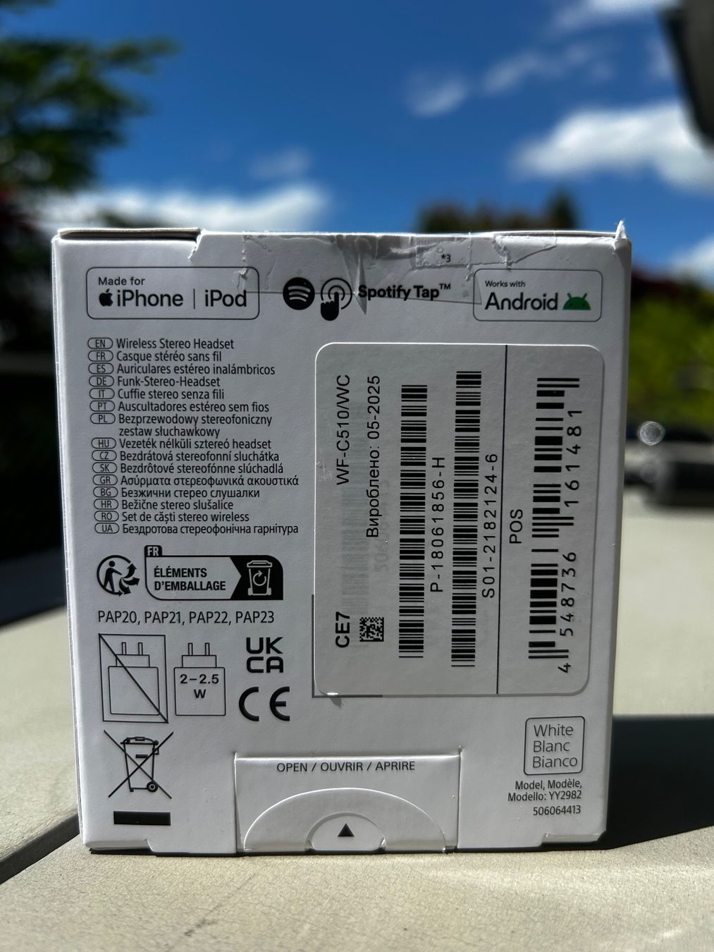 Sony Cuffie: Sony In-Ear-Kopfhörer – Nuovo e nell'imballaggio originale da Schwarzenberg LU venduto da silkebr24 7