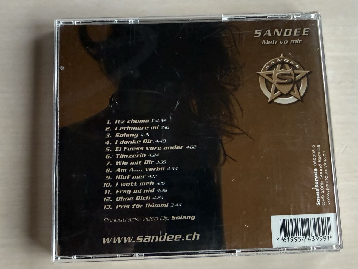 CD: CD Sandee Meh vo mir  – Usato da Oberried Brienz venduto da Chyara 1