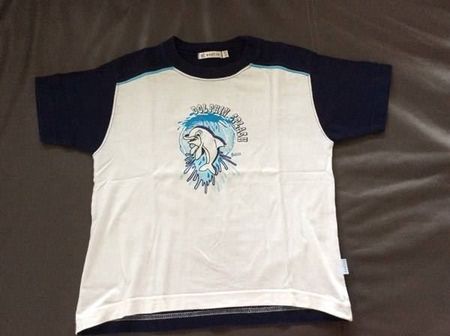 Boy-T-Shirt mit Delphin gr.104/110