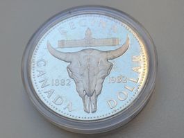 🇨🇦 Kanada $1 1982 Regina Proof – 0,375 oz Silber