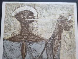 FEDERICO RIGHI LITHOGRAPHIE SIGNIERT BLATTGRÖSSE 50X39CM
