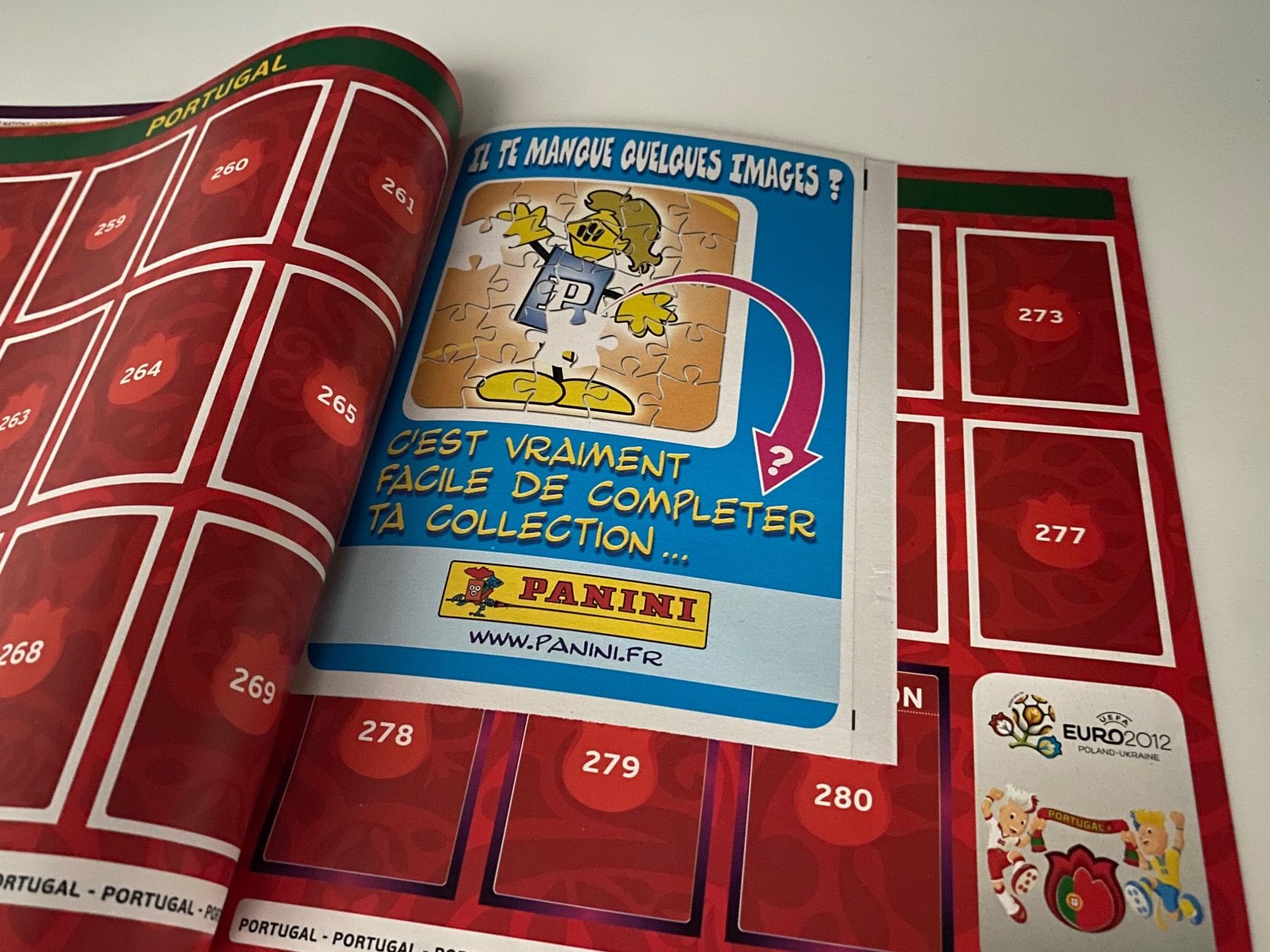 Panini Album: Panini Leeralbum EM 2012. Selten. Version Frankreich – Usato da Hergiswil LU venduto da FcMalkov 5