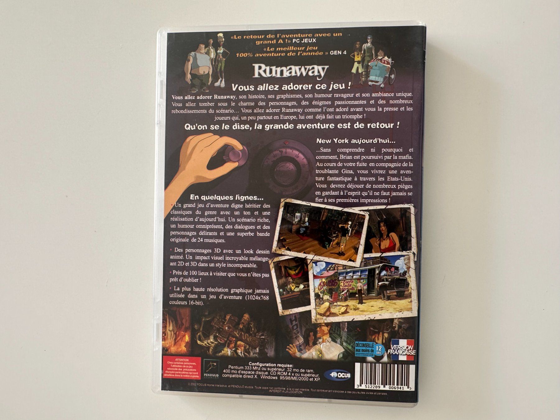 Microsoft Giochi: Runaway: A Road Adventure, PC – Usato da Couvet venduto da nay_prh5 2