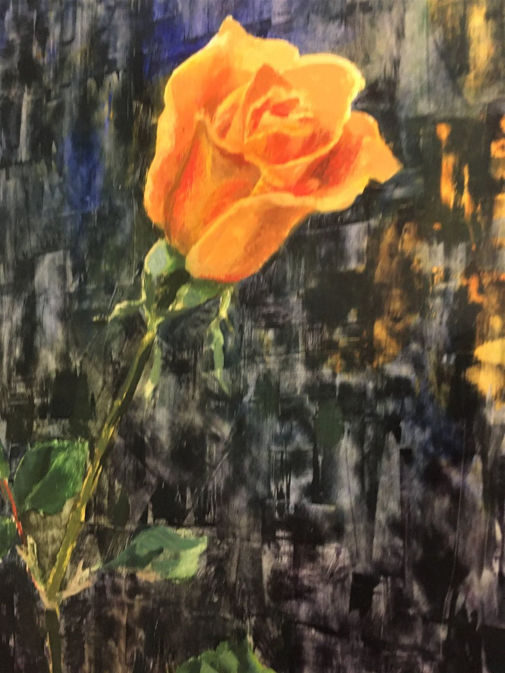 Gemälde: Freundschaft und Dankbarkeit  Rose   Bild Signiert – Gebraucht aus Zürich von Nofelet31 5