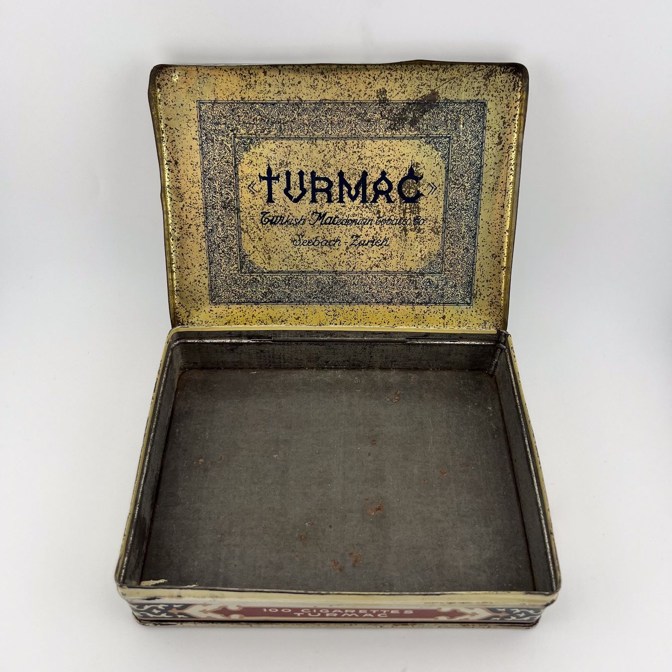 Dosen: Vintage Blechdose Turmac Brun Zigaretten Reklame Blech Dose – Gebraucht aus Neuhausen von rraayy 6