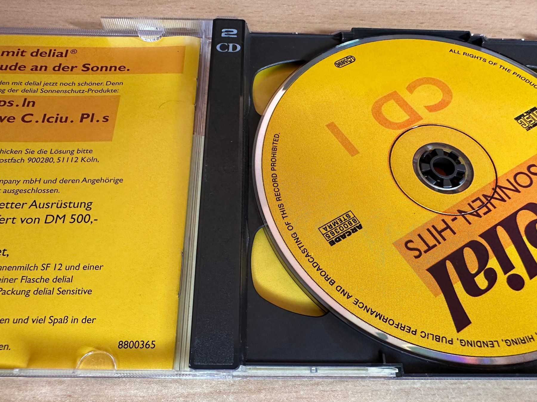 CD: Various – Delial Sonnen-Hits - 2 CD – Usato da Rikon im Tösstal venduto da Alpenmutz 2