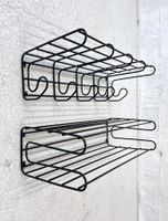 80er Jahre Wandgarderobe / Gittergarderobe