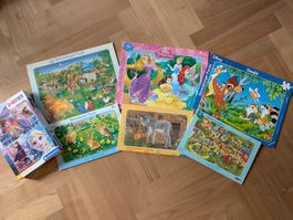 Puzzles - Set aus 8x Puzzles a 12-60 stk