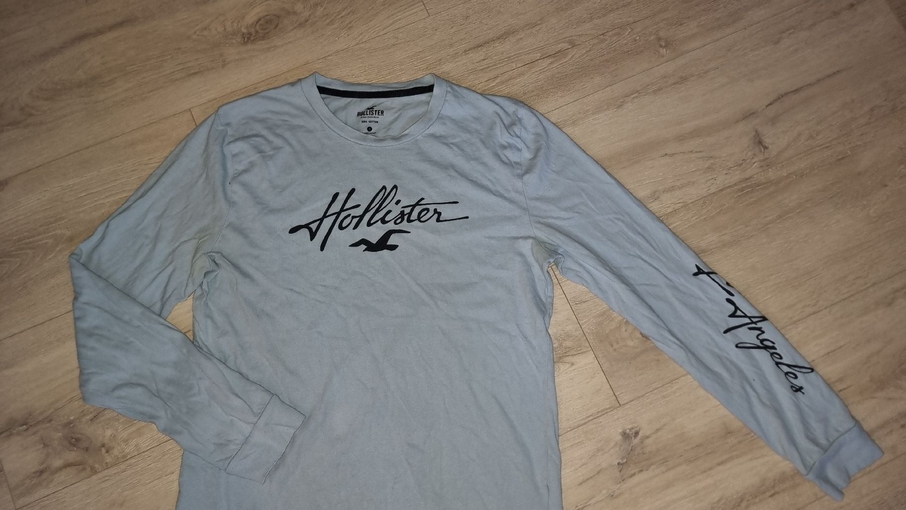 Hollister Maglioni & Felpe: Hollister Langarmshirt Gr. S hellblau, 100% Baumwolle  – Usato da Wigoltingen venduto da Zuckerfee84 1