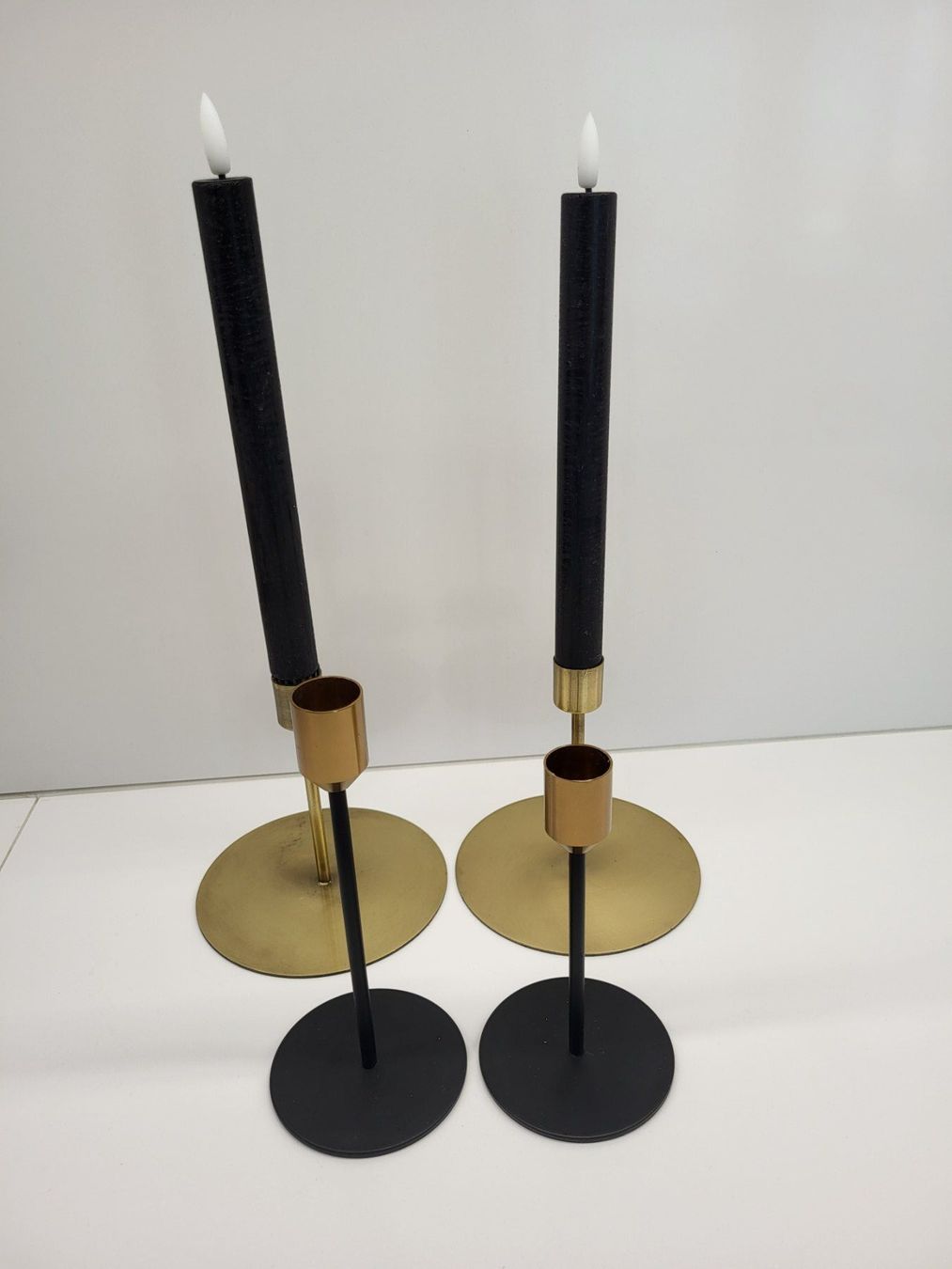Portacandele: 4 Kerzenhalter  mit 2 LED Kerzen – Usato da Grüsch venduto da Marianna05