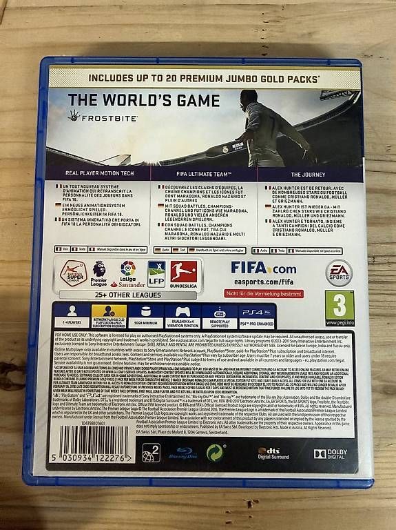 Sony Giochi: FIFA 18 Ronaldo Edition PS4 mit Disc – Usato da Dietikon venduto da Sir.Franzelot 1
