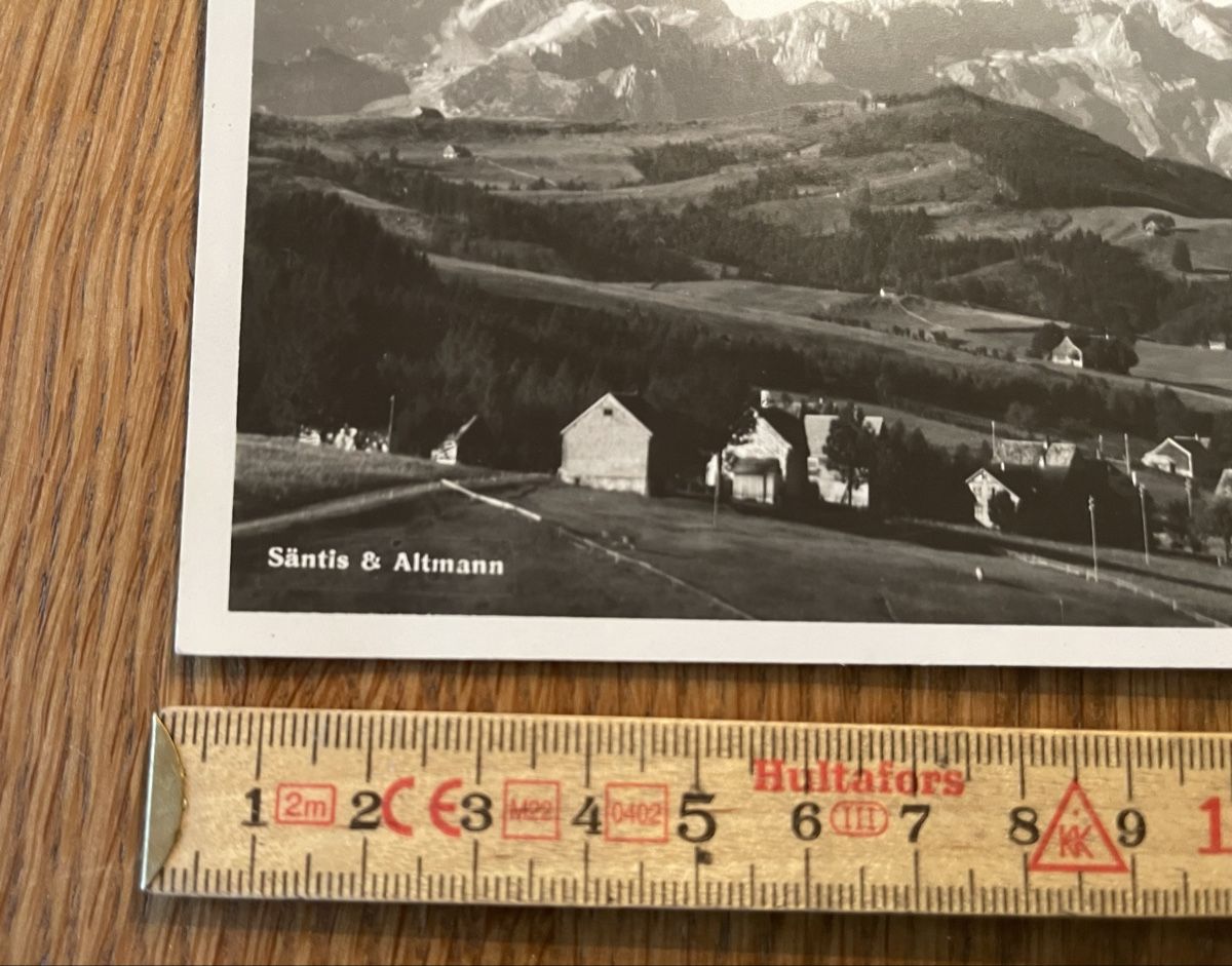 Cartoline postali: Antike Ansichtskarte Säntis – Usato da Waldstatt venduto da Cremschnitte 1