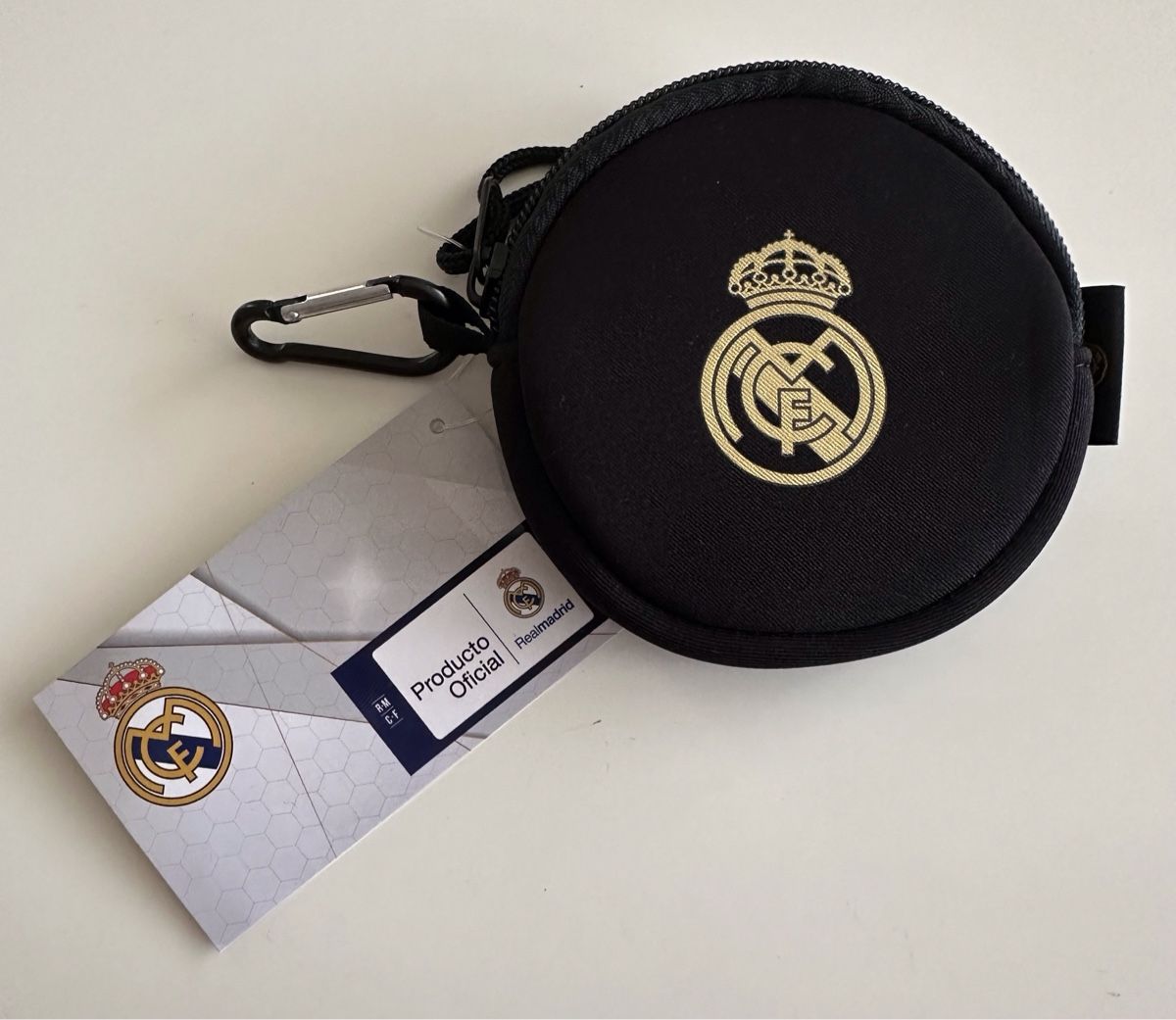 Portafogli: Real Madrid porte-monnaie rond – Nuovo e nell'imballaggio originale da Le Landeron venduto da Gianns46