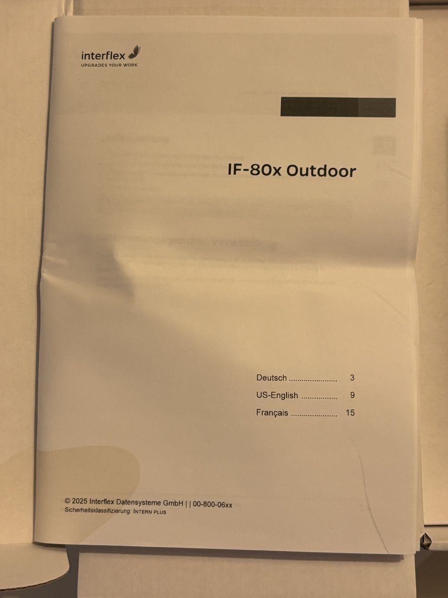 Systèmes d'alarme: Interflex IF-80x Outdoor Control Unit New – Neuf avec emballage d'origine à Luzern par mon_6rzf 2