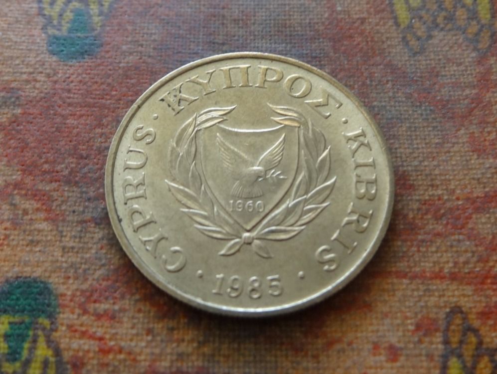 Alle Münzen: CHYPRE  10  Cents  1985 – Gebraucht aus Romanel-sur-Lausanne von Swift13