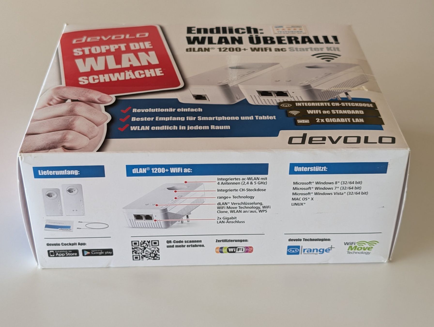 Devolo WiFi: Devolo Powerline dLAN 1200+ Wifi ac Repeater Set – Usato da Zürich venduto da Atropa2 4