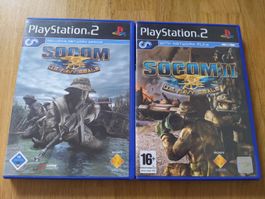 PlayStation 2 Spiele SOCOM und SOCOM II gebraucht