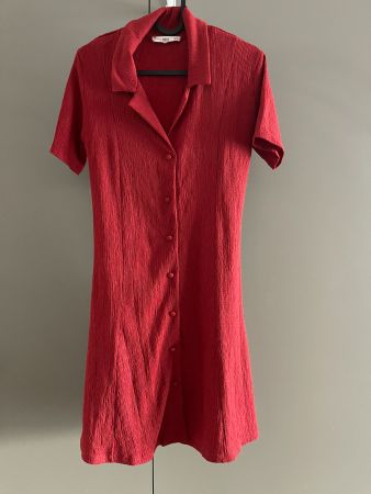 Rotes Sommerkleid von Mango, Grösse S – Top Zustand!