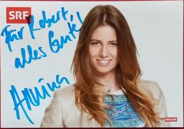 Annina Campell SRF DRS Autogramm signiert Foto 10x15cm