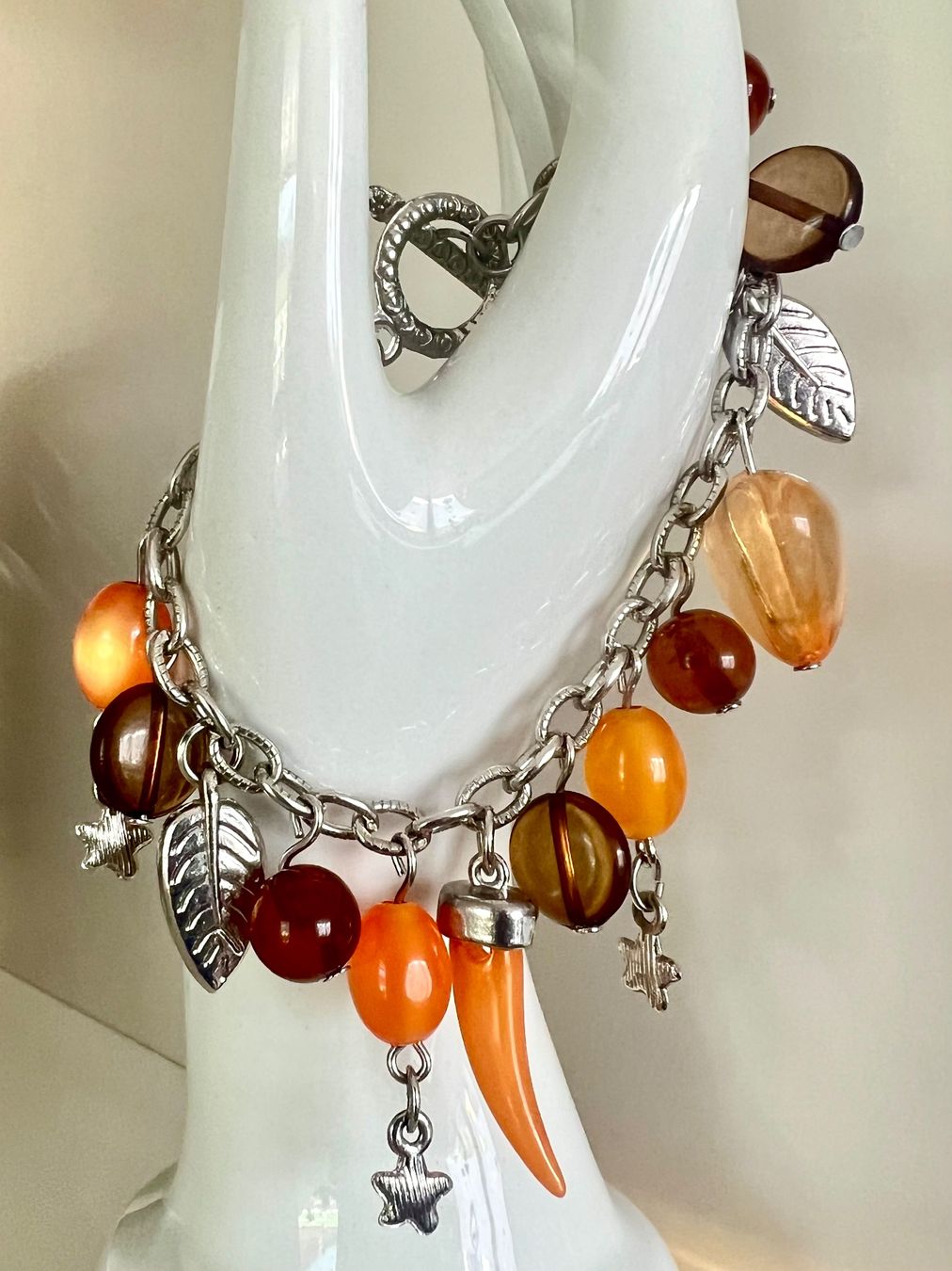 Bracciali & Braccialetti: Boho Charm-Armband | Bettel Armband -Karneol- & Achat-Optik – Usato da Ruswil venduto da artbyhand 4