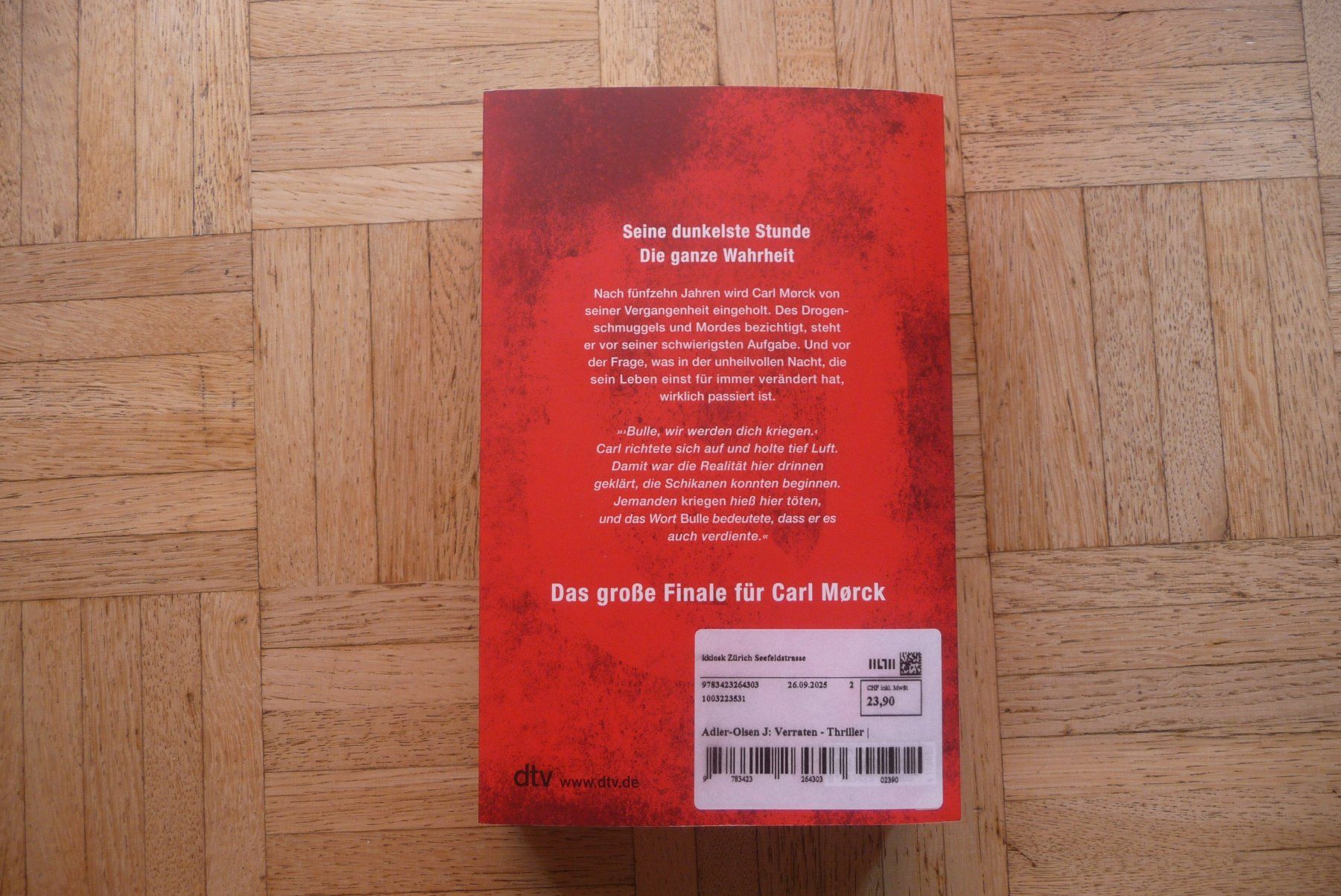 Bücher: Adler Olsen Thriller: Verraten – Gebraucht aus Zürich von Edje 1