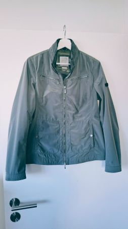 Edle GEOX Übergangsjacke | 38 | Salbeigrün, leichter Glanz