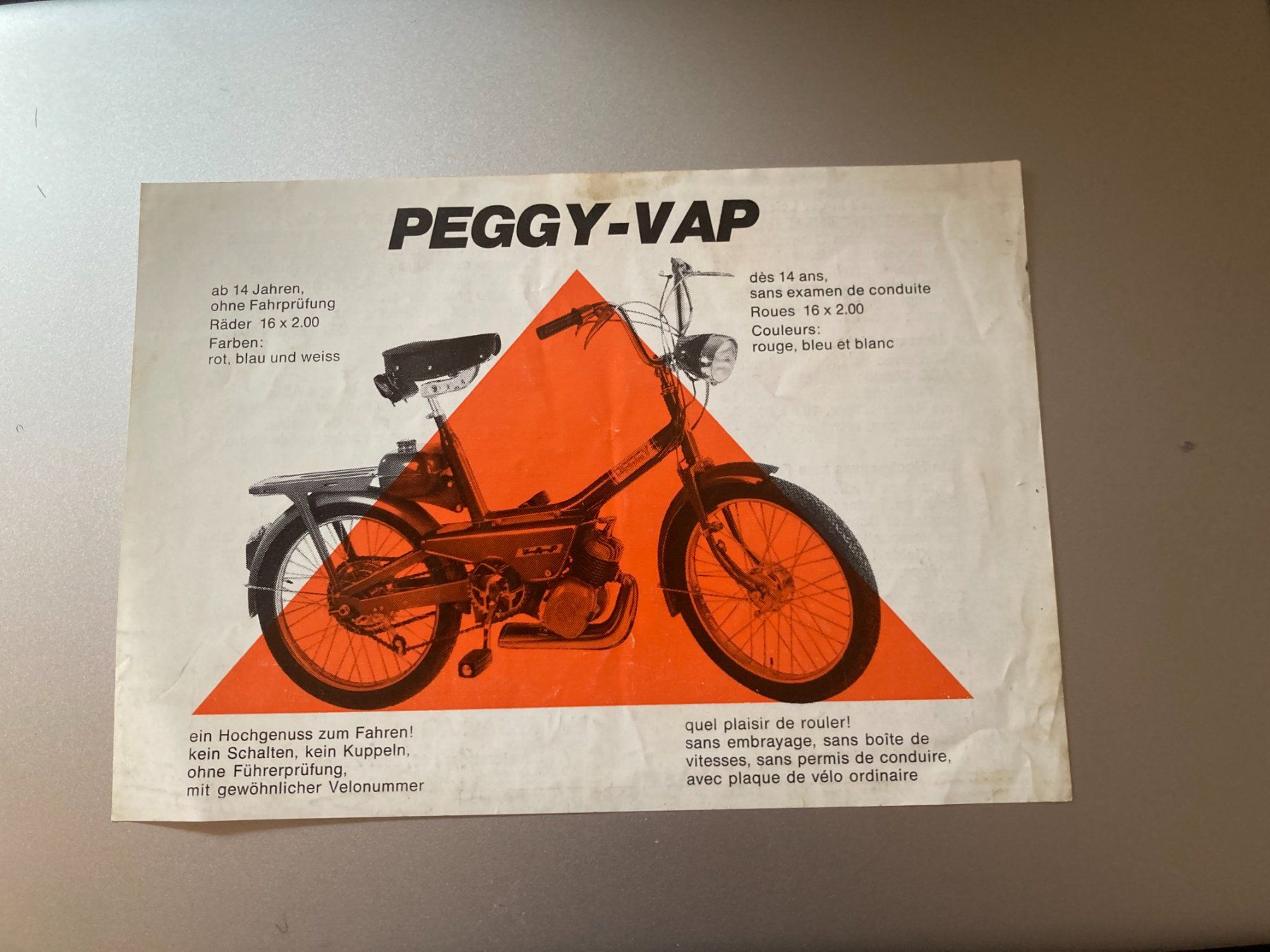 Documenti: Prospekt PEGGY-VAP – Usato da Filzbach venduto da Sugi7
