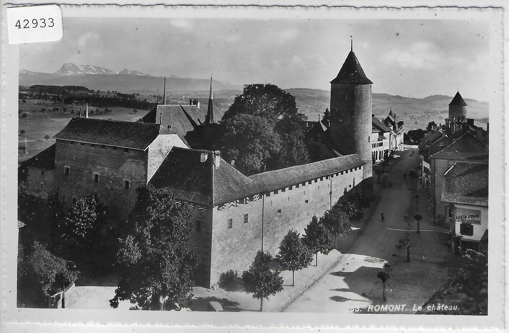 Cartoline postali: Romont - Le Chateau – Usato da Ettingen venduto da Kartenplanet