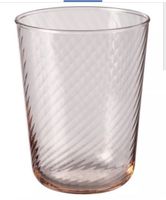 Ikea Klipplax Wasserglas, 41 Stück, Rosa gestreift, 25cl