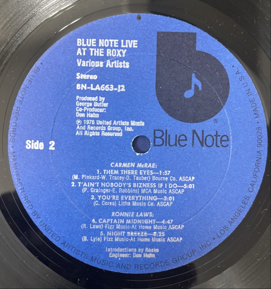 Dischi in vinile: Blue Note Live At The Roxy 2 x Vinyl VG+/VG+ – Usato da Neuchâtel venduto da Deivid2 4