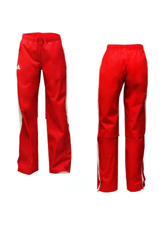 Adidas Damen Regen Hose/für Sport und Freizeit/ rot /Gr.42