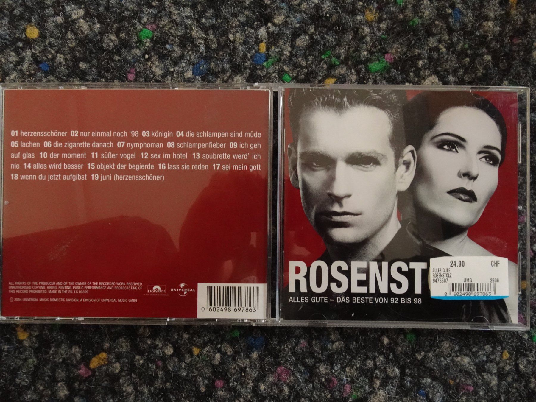 CDs: CD : Rosenstolz – Gebraucht aus Lotzwil von Kiddis