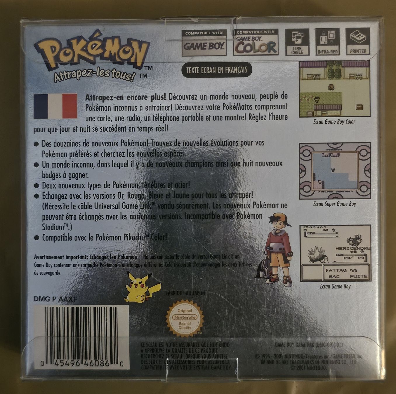 Pokémon Giochi: Pokemon Version Argent en boite complet FR – Usato da Pully venduto da RandomZero 5