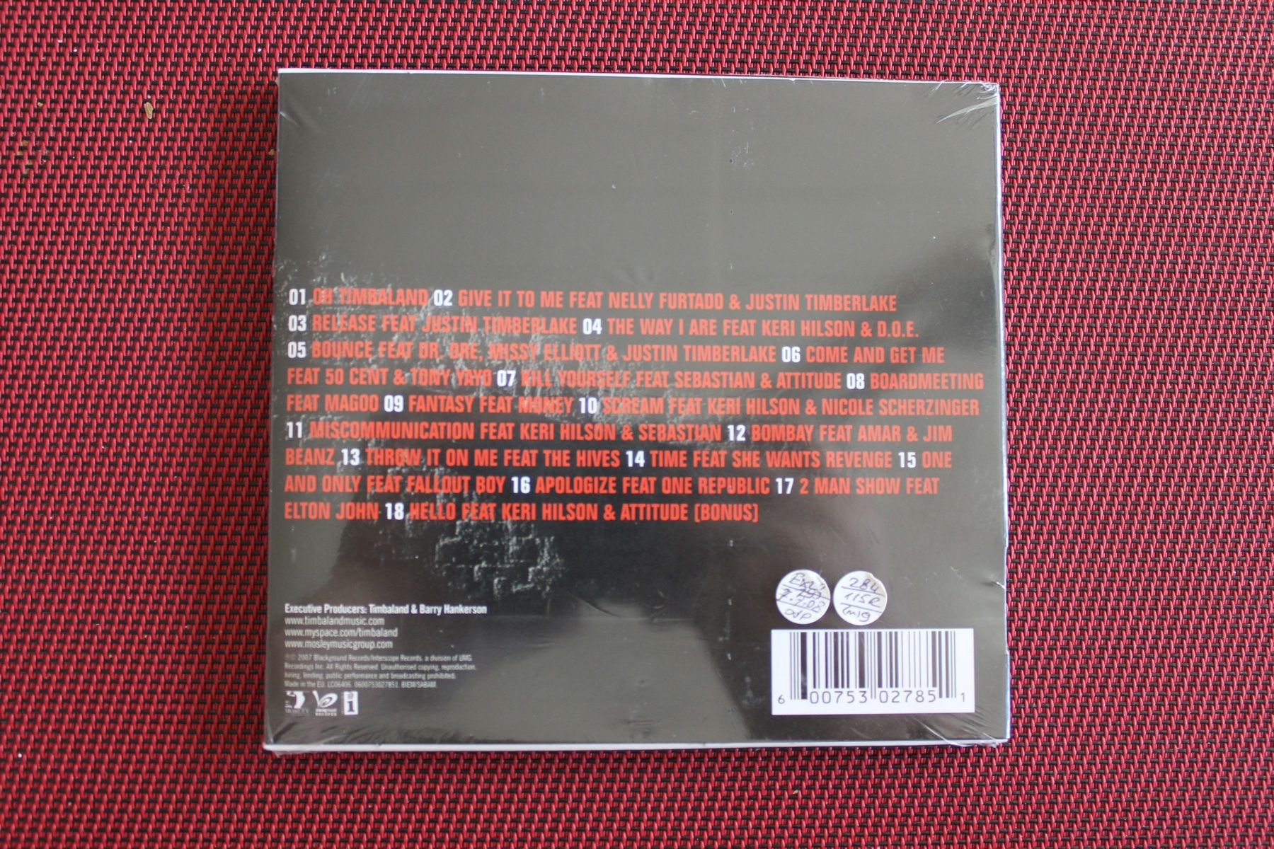 CDs: ·•●NEU/OVP • CD • Timbaland • "presents" Shock Value • Digip – Neu und originalverpackt aus Geroldswil von CD-Verkauf-2022 1