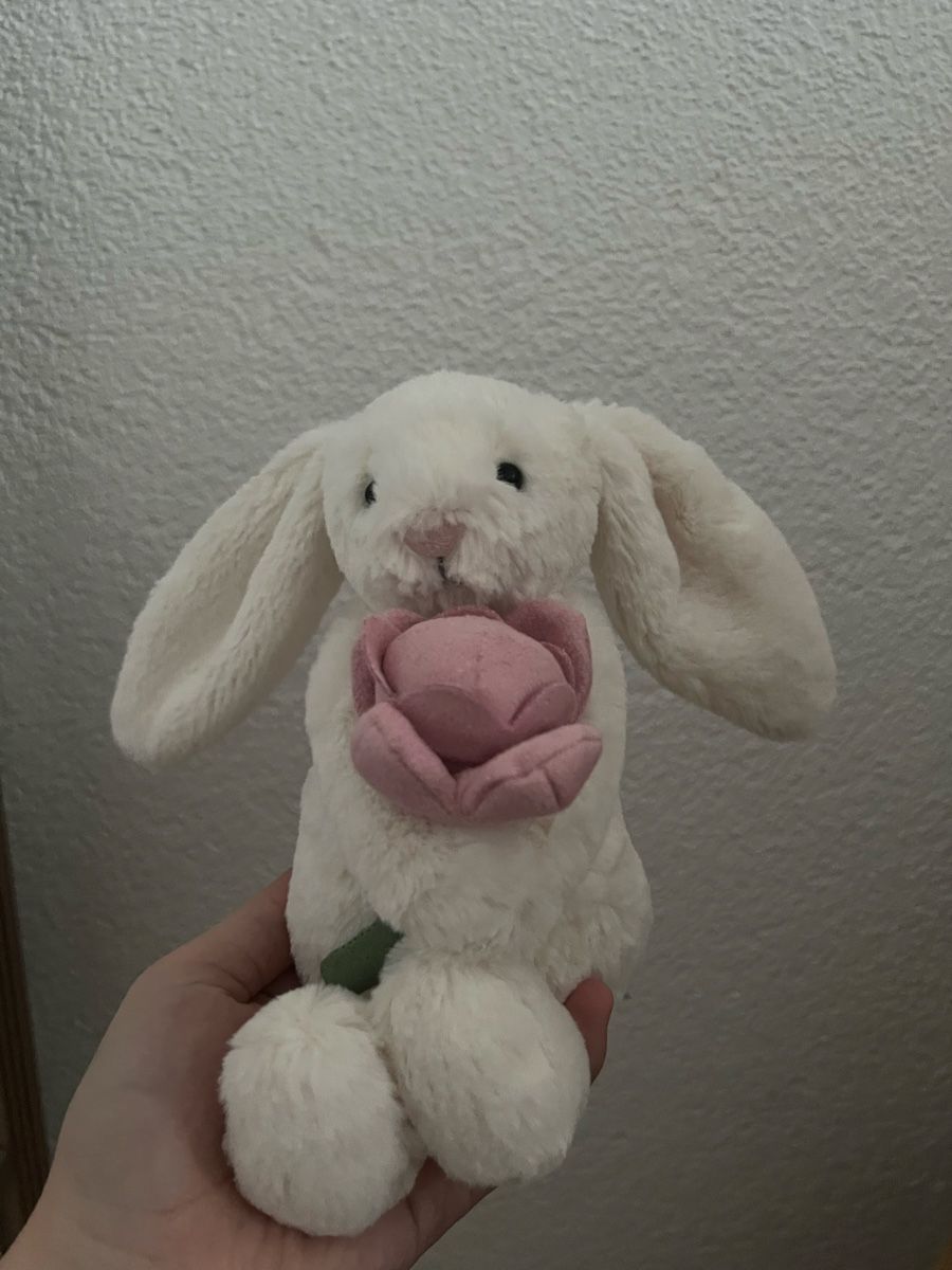 Jellycat Giocattoli: Jellycat, Bashful Bunny 'Peony' – Usato da Dietikon venduto da rts888
