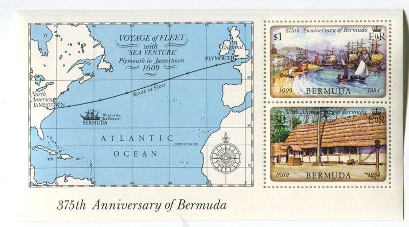 Tous les timbres: Block "Schiffe". Bermuda – Neuf avec emballage d'origine à Basel par Butsch5