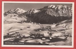 Oberiberg gegen Fluhberg - Fotokarte ca. 1930
