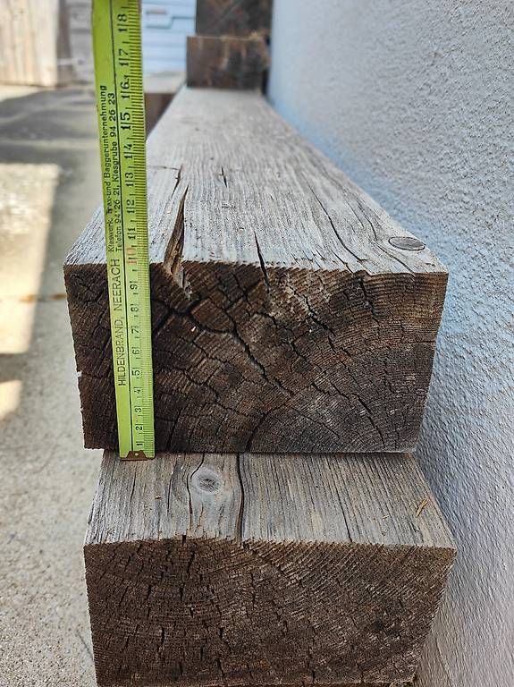 Articoli in legno: Holzbalken Massiv 6x – Usato da Recherswil venduto da beawuethrich 2