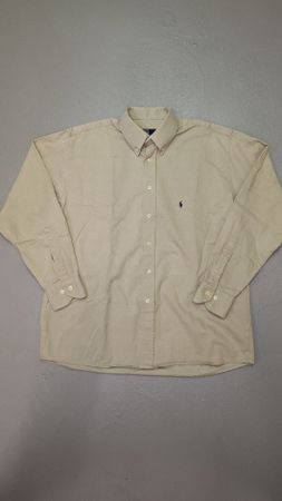 Chemise Polo Ralph Lauren Homme Taille M beige parfait état