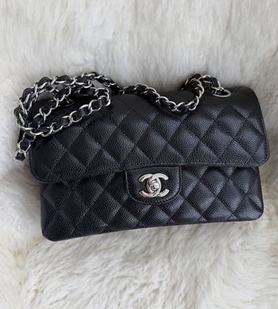 Chanel Double Flap Caviar Small (Full Set)