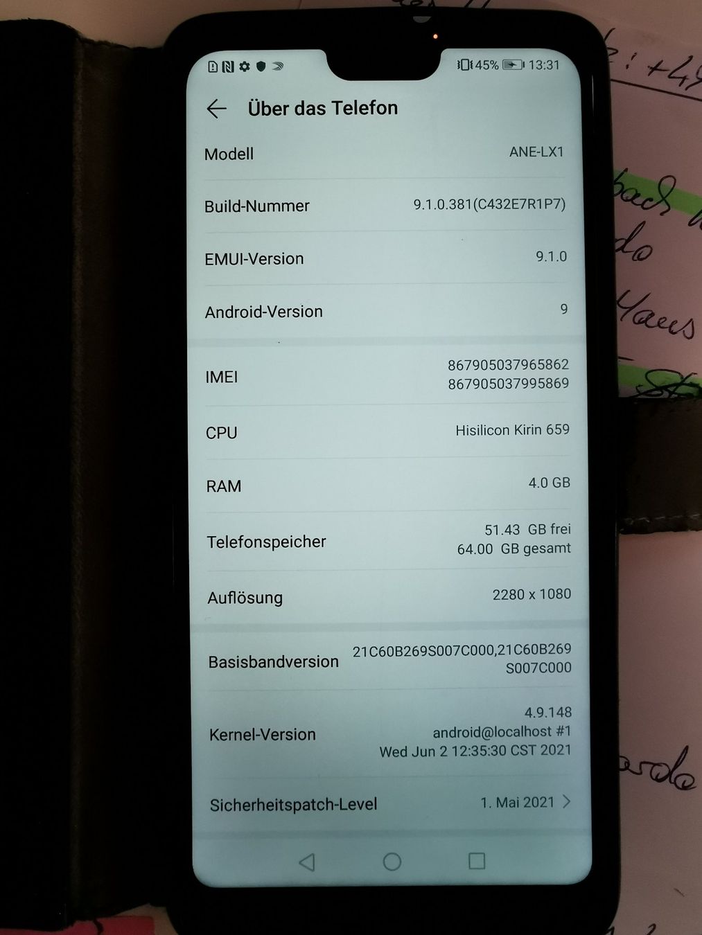 Huawei Handys / Smartphones: Huawei P20 lite – Gebraucht aus Filzbach von Sabenasi 5