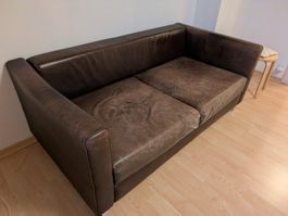 Bettsofa leder